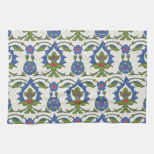 Arabic Traditional: Iznik Tile Seamless. Kitchen Towel