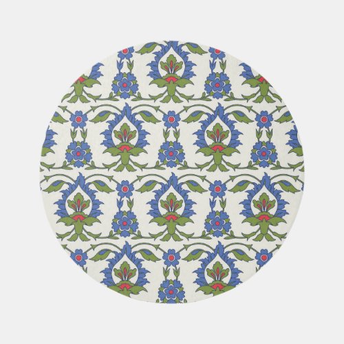 Arabic Traditional Iznik Tile Seamless Rug