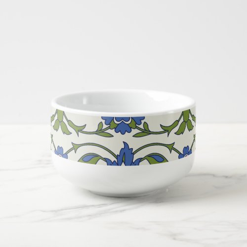 Arabic Traditional Iznik Tile Seamless Soup Mug