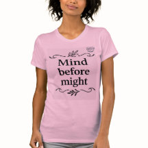 Arabic Wisdom Tee-Mind before might 'Women's'