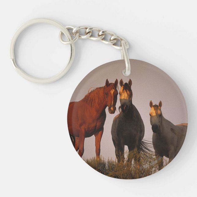 Arabs at Sunset Keychain (Front)