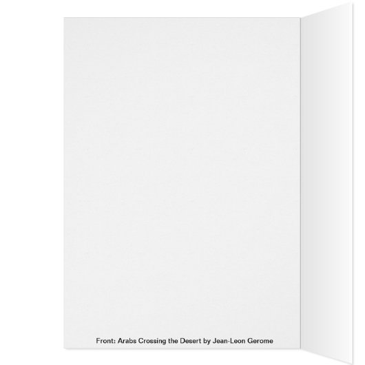 Arabs Crossing the Desert by Jean-Leon Gerome (Inside (Left))