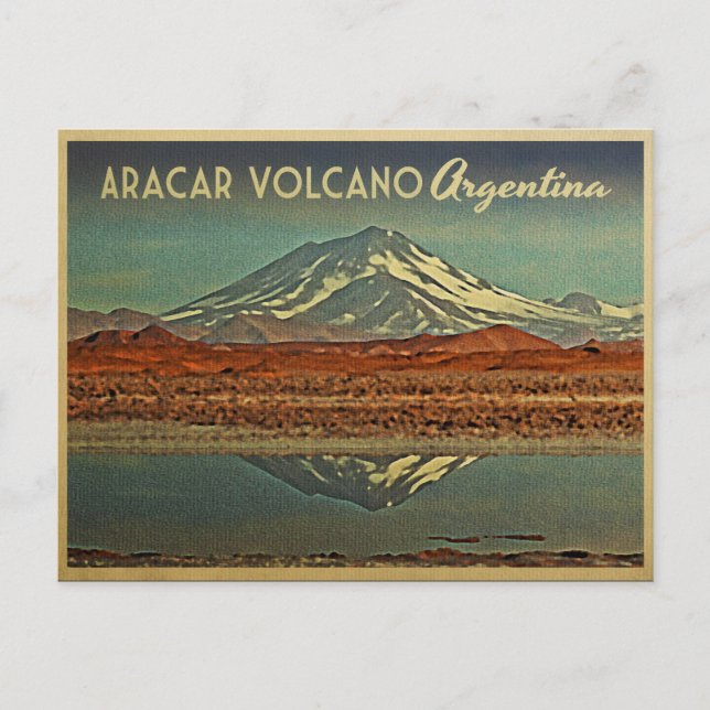 Aracar Volcano Argentina Postcard (Front)