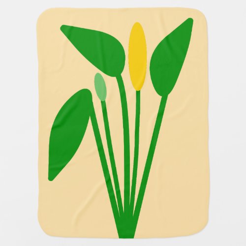 Araceae Baby Blanket