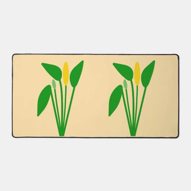 Araceae Desk Mat (Front)