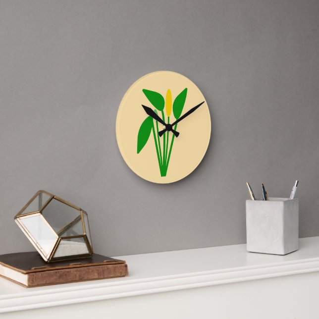 Araceae Wall Clock (Office)