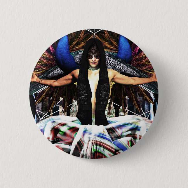 "Arachne- Pride-" Button (Front)