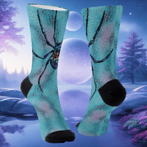 Arachnes Aide Spider Familiar Socks