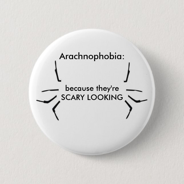 Arachnophobia Button (Front)