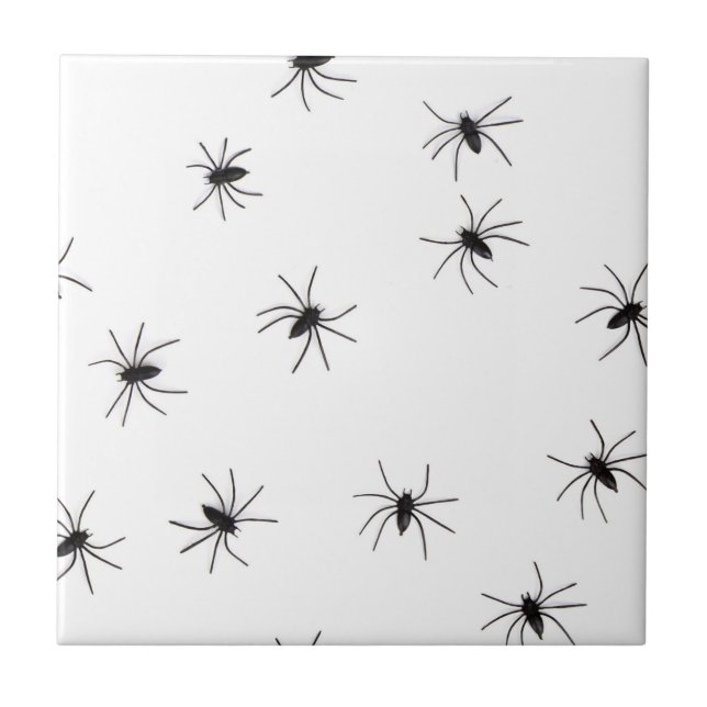 Arachnophobia (Spiders) (Creepy Crawly Insects) Ceramic Tile (Front)