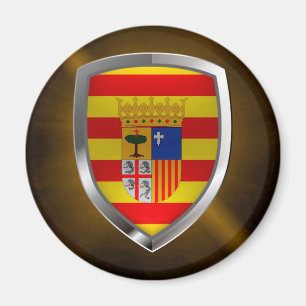 Aragón Metallic Emblem Magnet