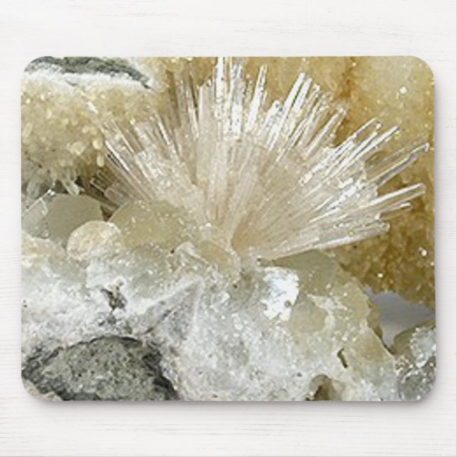 Aragonite and Quartz Mouse Pad (Front)