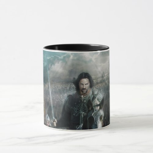 Aragorn Leading on Horse Mug