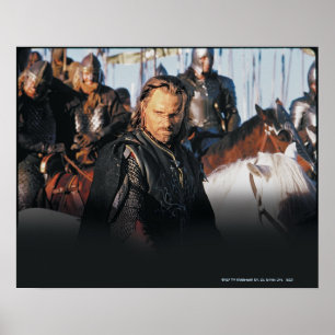 Aragorn on Horseback Poster