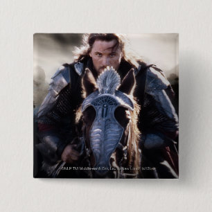 Aragorn Riding Horse Pinback Button