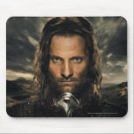 Aragorn Sword Down Mouse Pad<br><div class="desc">Lord of the Rings: The Two Towers. Aragorn: If by my life or death I can protect you, I will. You have my sword... Ride hard, don't look back.</div>