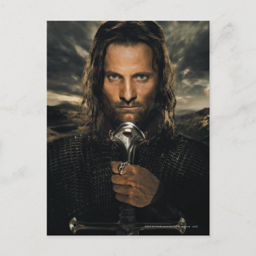 Aragorn Sword Down Postcard