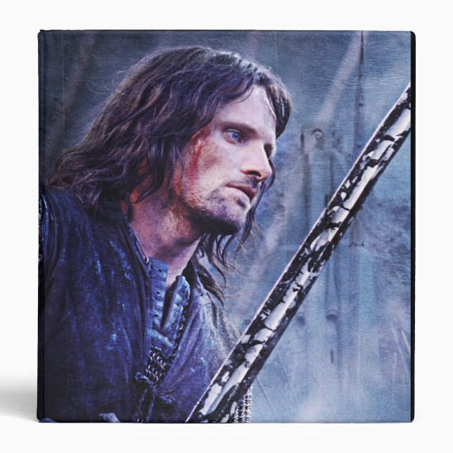 Aragorn with blood 3 ring binder (Front)