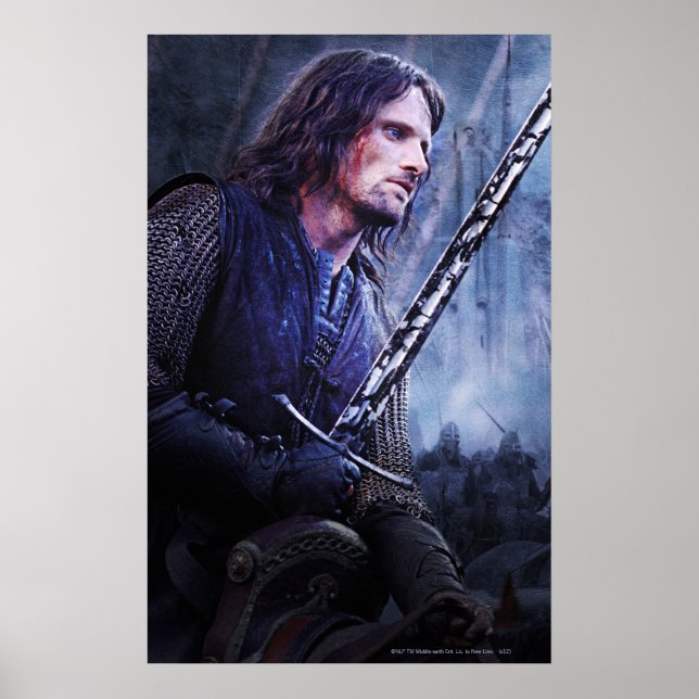 Aragorn with blood poster (Front)