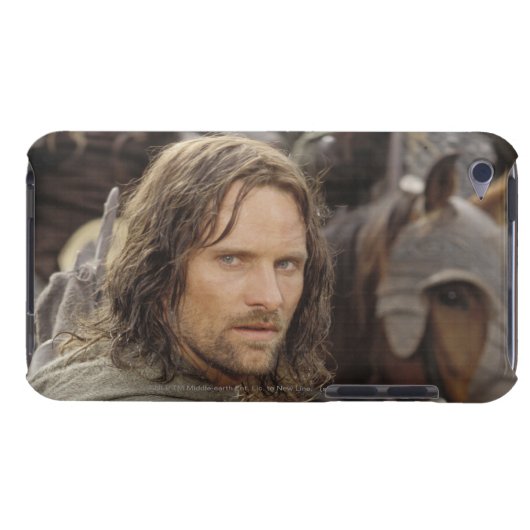 Aragorn with horse barely there iPod case (Back Horizontal)