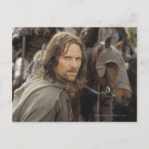 Aragorn with horse postcard