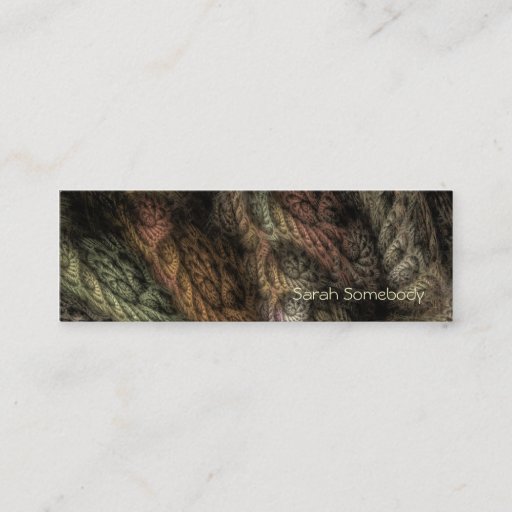 Customizable Aran Fractal Profile Card Business Card Templates