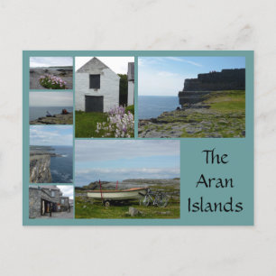 Aran Islands Collage Postcard