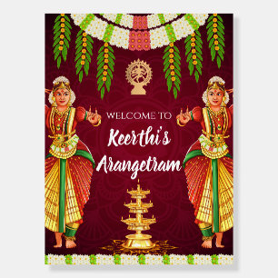 Arangetram welcome signs as Arangetram signs