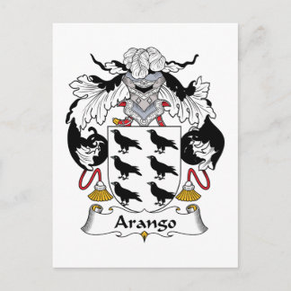 Arango Family Crest Postcard