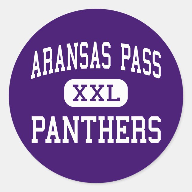 Aransas Pass - Panthers - High - Aransas Pass Classic Round Sticker (Front)