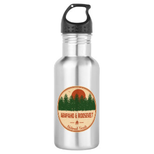 Arapaho And Roosevelt National Forests Stainless Steel Water Bottle