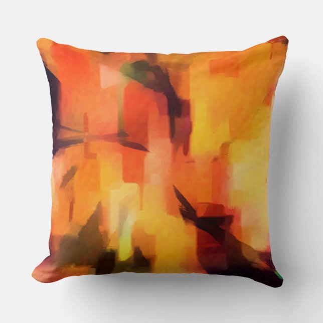 Arapaho Canyon Throw Pillow (Front)