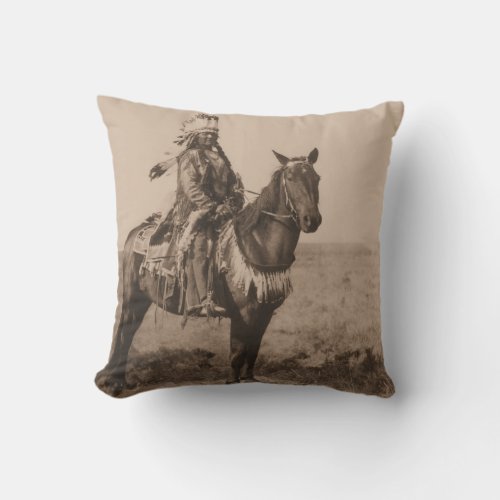 Arapaho Native American Throw Pillow