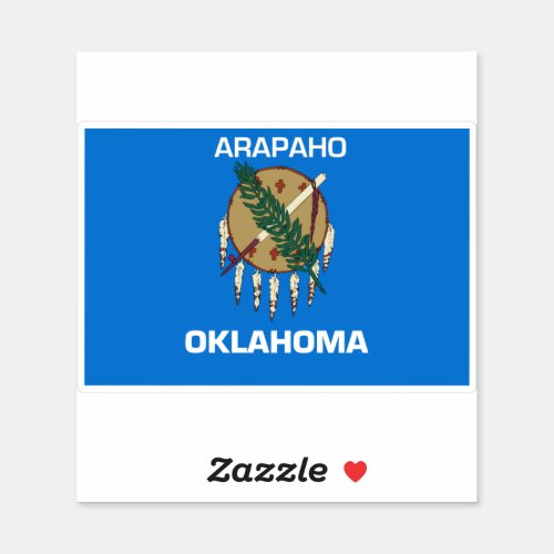 Arapaho Oklahoma Flag Sticker