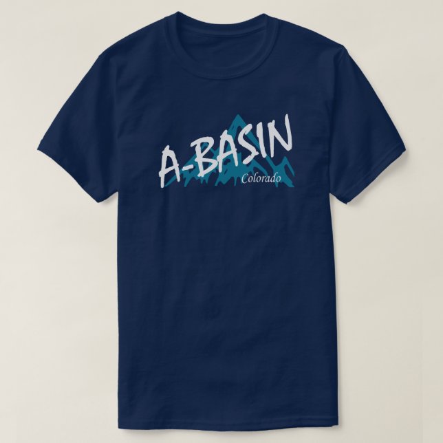 Arapahoe Basin Colorado Mountains T-Shirt (Design Front)