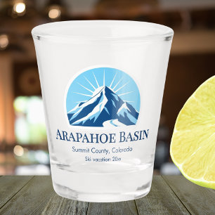 Arapahoe Basin Colorado ski resort shot Glas Shot Glass
