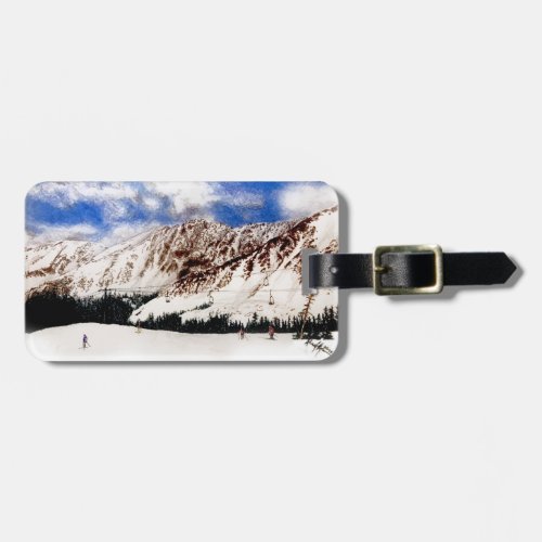 Arapahoe Basin Ski Day Luggage Tag