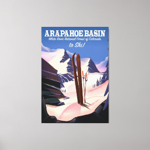 Arapahoe Basin,White River National Forest Ski Canvas Print