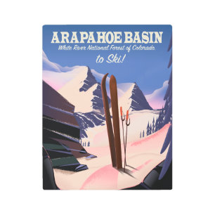 Arapahoe Basin,White River National Forest Ski Metal Print