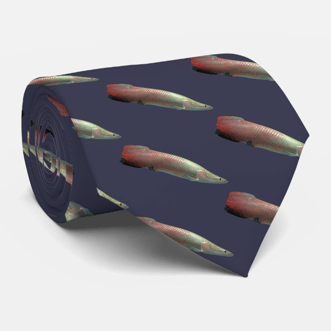 Arapaima gigas neck tie (Rolled)