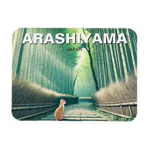 Arashiyama Japan Kyoto bamboo forest Magnet