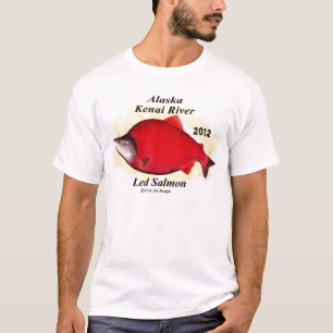 ARASKA Kenai River Red Salmon [HOKKAIDO JAPAN T-Shirt