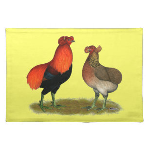 Araucana Red Pair Cloth Placemat