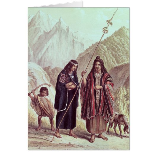 Araucanian Indians Cards (Front)