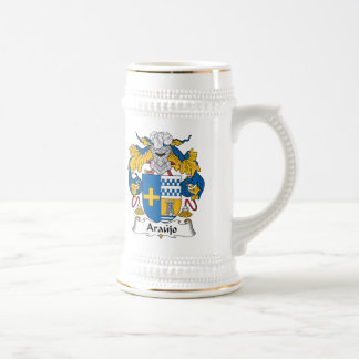 Araujo Family Crest Beer Stein