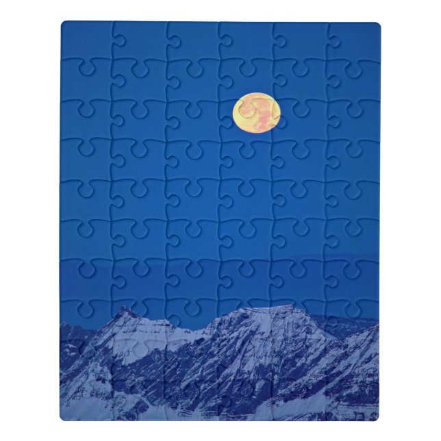 Aravis Mountains | Mont Blanc Range Jigsaw Puzzle (Puzzle Vertical)