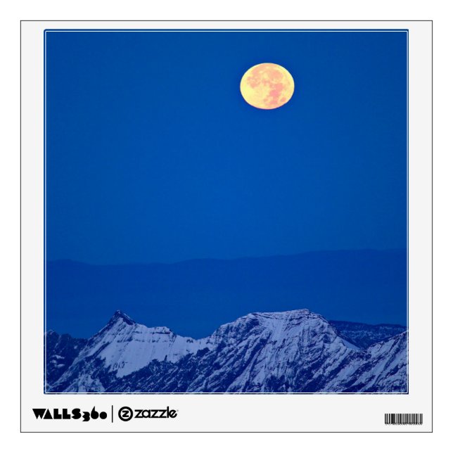 Aravis Mountains | Mont Blanc Range Wall Decal (Front)