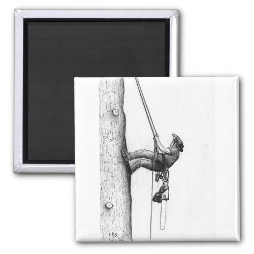 Arb Art Arborist Tree Surgeon Chainsaw Gift card Magnet