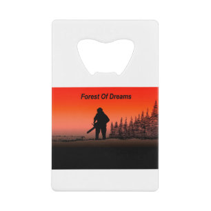Arb Art Arborist Tree Surgeon Chainsaw Landscape Credit Card Bottle Opener