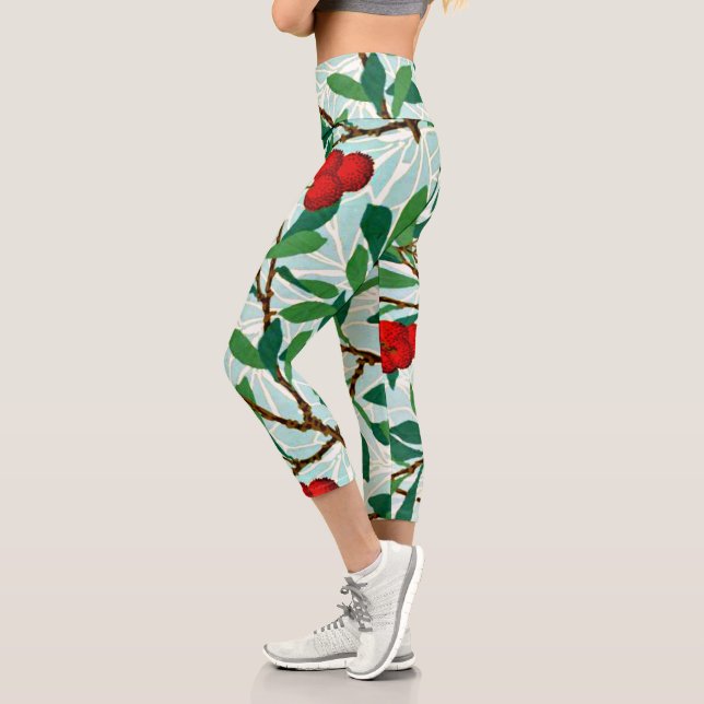 Arbatus by William Morris Capri Leggings (Left)